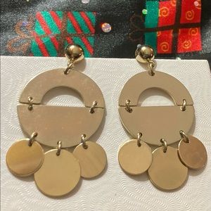 J. Crew Gold Tone Dangling Earrings